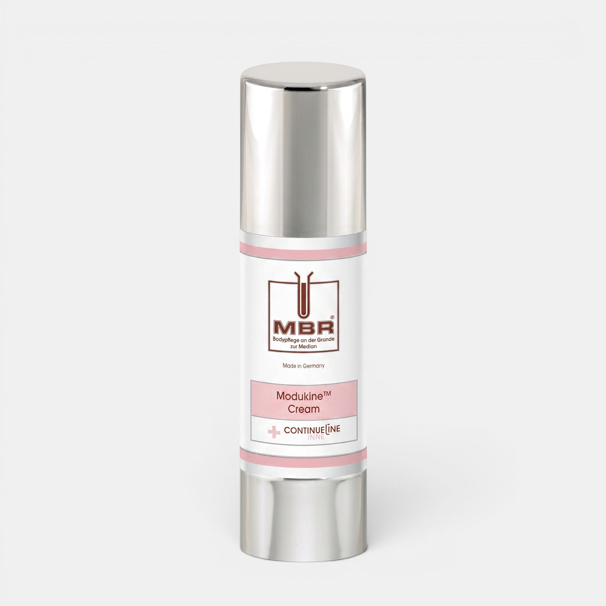Shop Rescue Spa MBR Modukine Cream in an airless pump bottle for sensitive and rosacea-prone skin