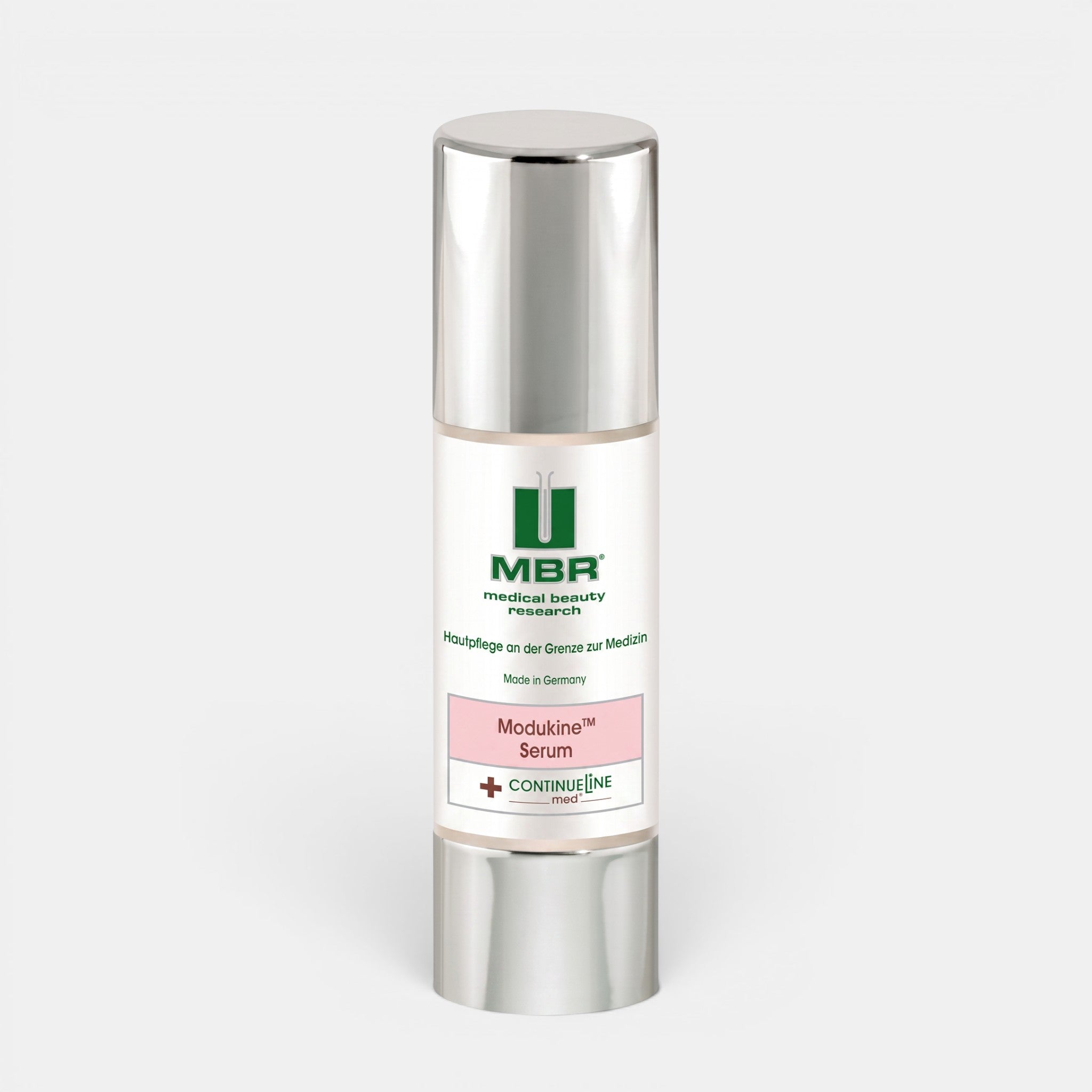 Shop Rescue Spa MBR Modukine Serum in a 50ml airless pump bottle for sensitive and rosacea-prone skin