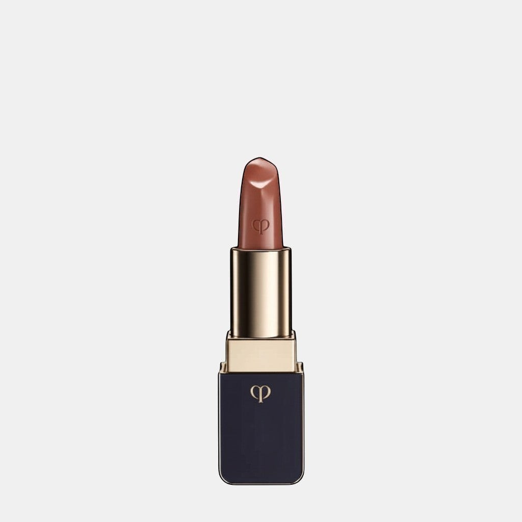 Shop Rescue Spa luxurious satin lipstick in a warm nude shade with a radiant finish and gold accents.