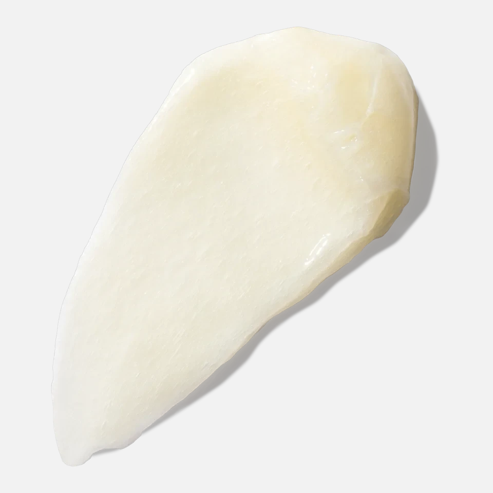 Shop Rescue Spa The Rich Conditioner cream texture swatch showing a thick, white, nourishing hair treatment formula.