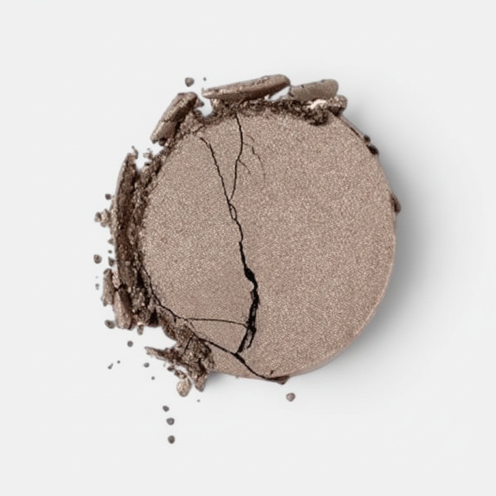 Shop Rescue Spa Mermaid Eye Matte eyeshadow in a taupe brown shade with a velvety finish and cracked texture.