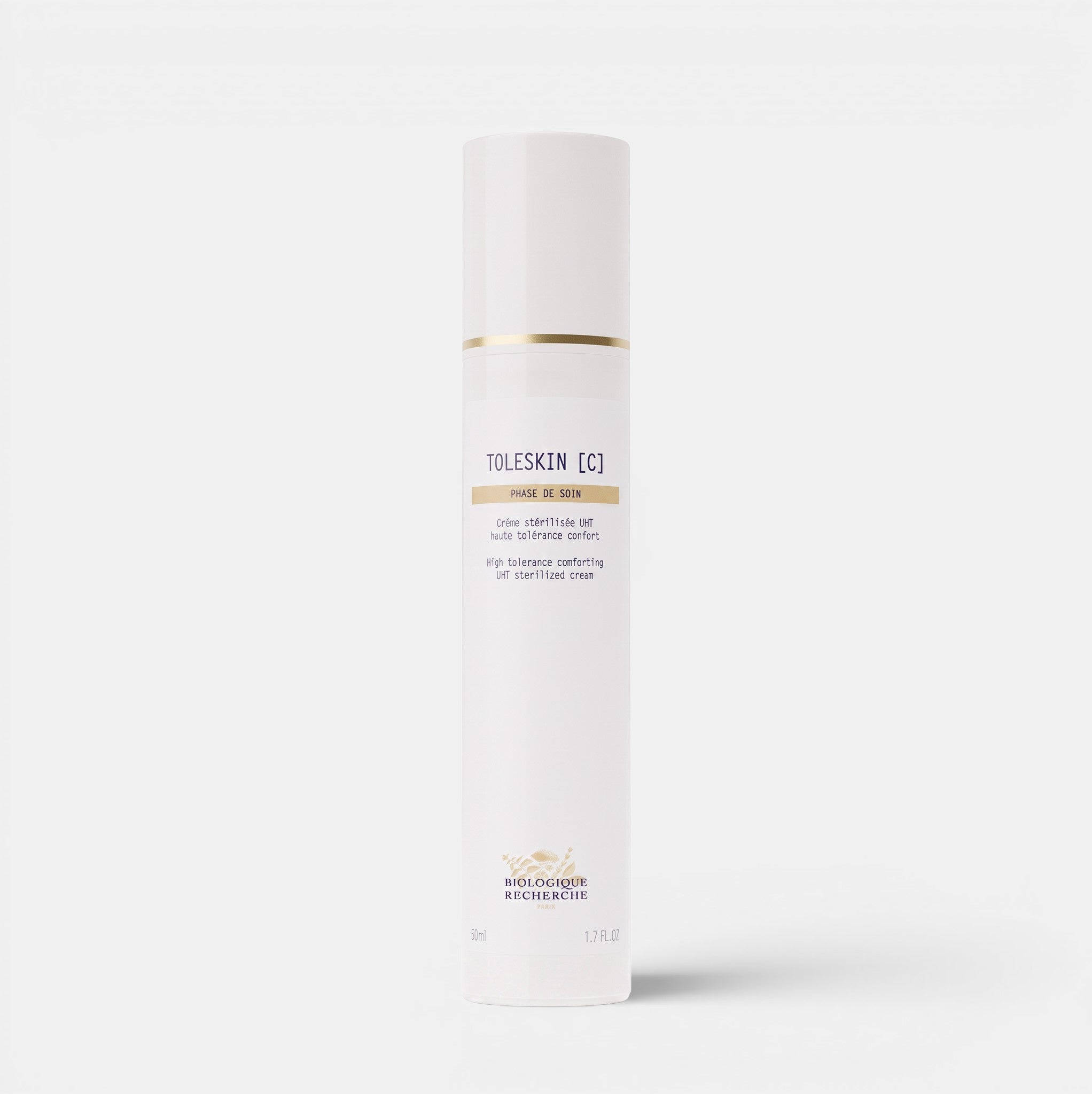Shop Rescue Spa Biologique Recherche Toleskin C soothing serum in a white pump bottle for sensitive skin