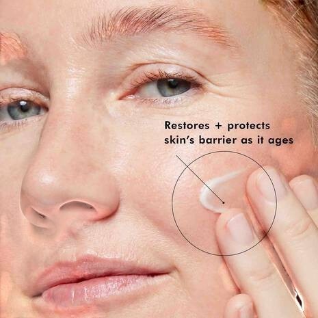 Shop Rescue Spa Triple Lipid Restore 2:4:2 cream applied to a woman&