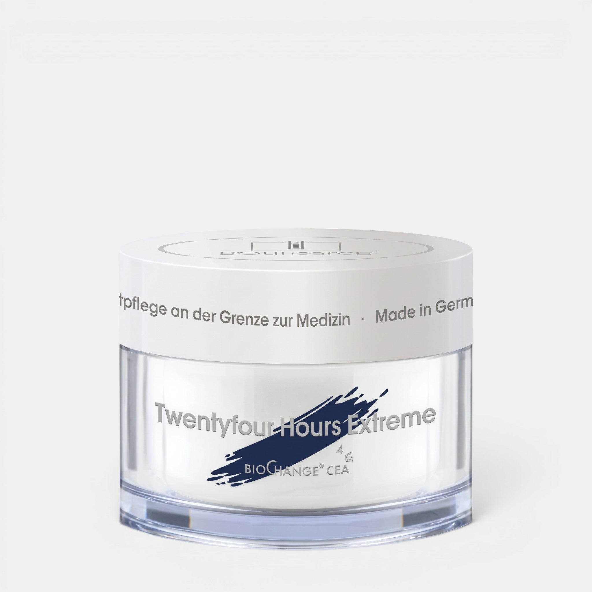 Shop Rescue Spa Twentyfour Hours Extreme vitamin face cream in a 50ml airless pump jar with white and navy branding.