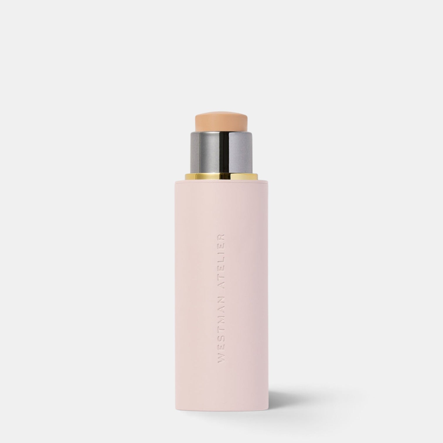 Shop Rescue Spa Westman Atelier Vital Skin Foundation Stick in a pale pink twist-up tube with a cream formula.