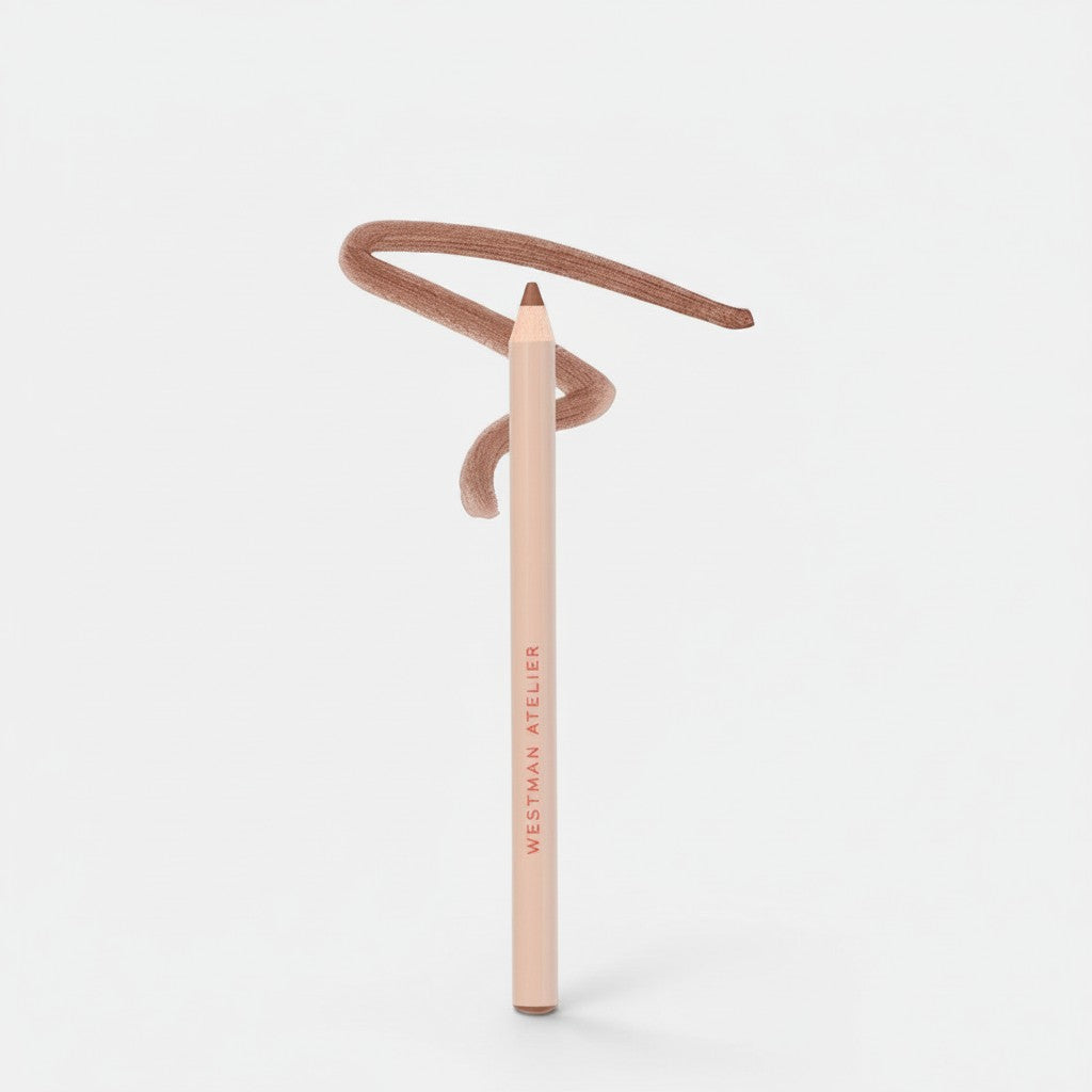Shop Rescue Spa Westman Atelier Lip Shape Lip Liner in a neutral beige coffee shade with a smooth pencil tip