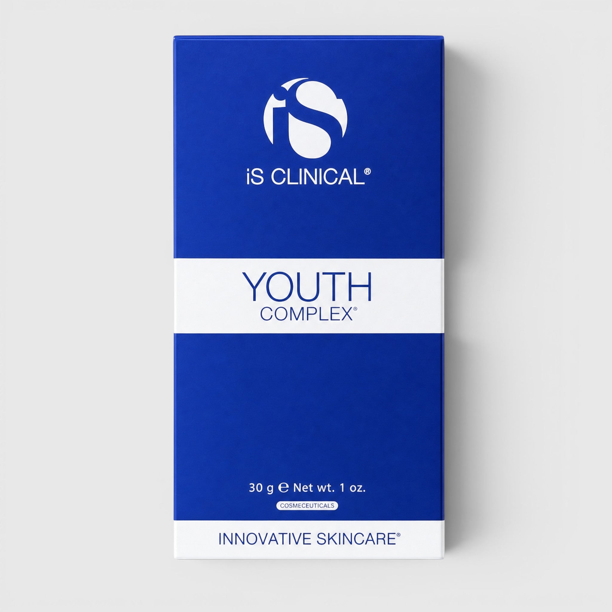 Shop Rescue Spa iS CLINICAL Youth Complex anti-aging cream box in blue and white packaging