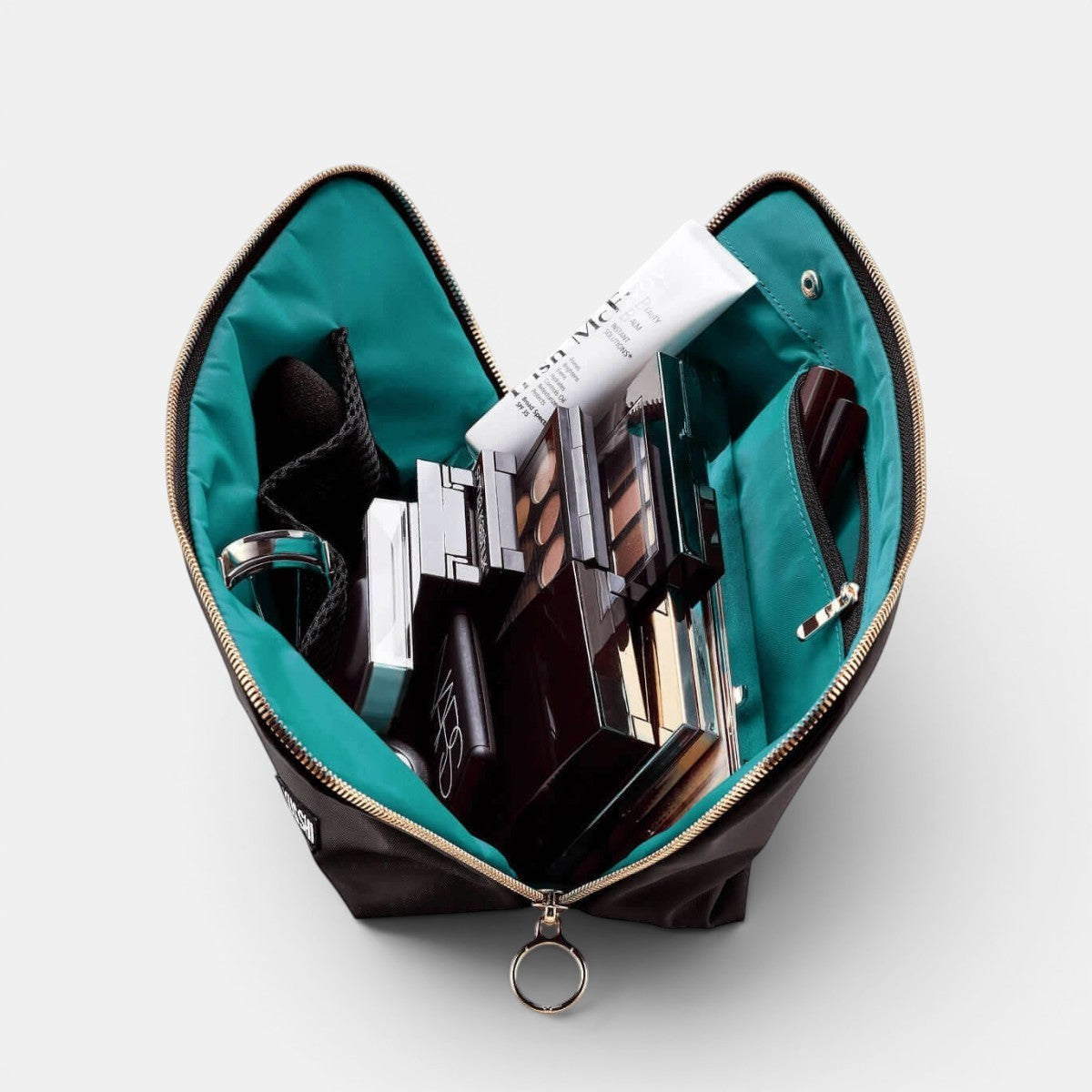 Signature Makeup Bag - Leather