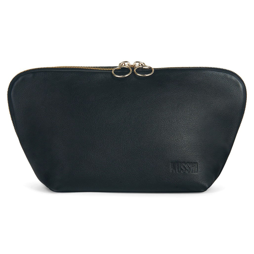 Signature Makeup Bag - Leather