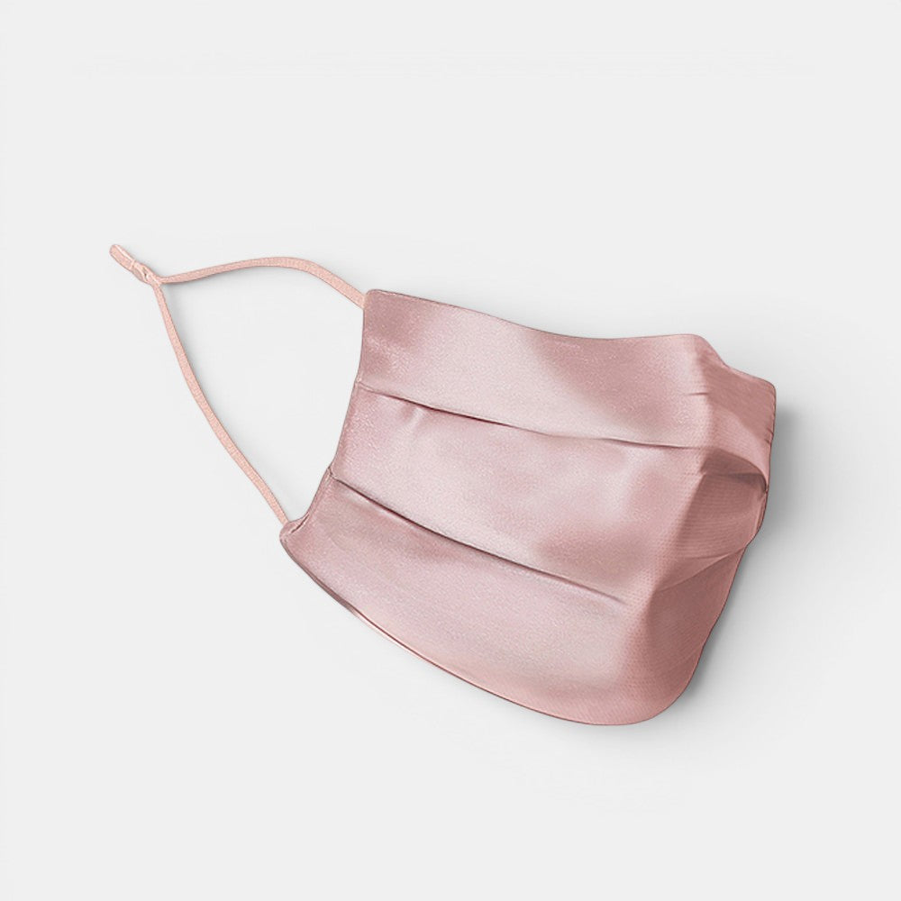 Silk Face Covering, Pink