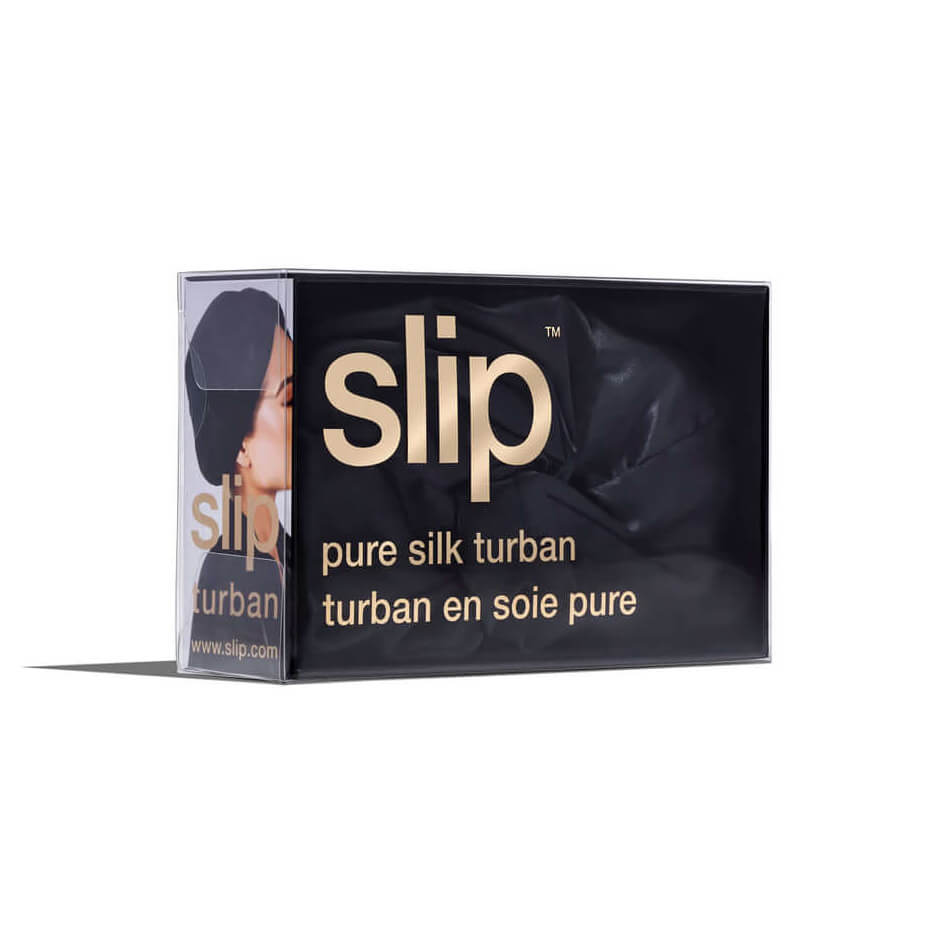 Pure Silk Turban - Black