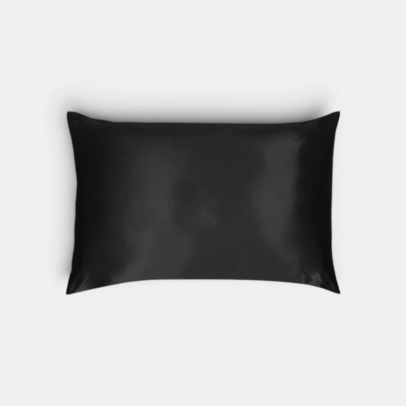 Slipsilk Pillowcase Standard Queen Black