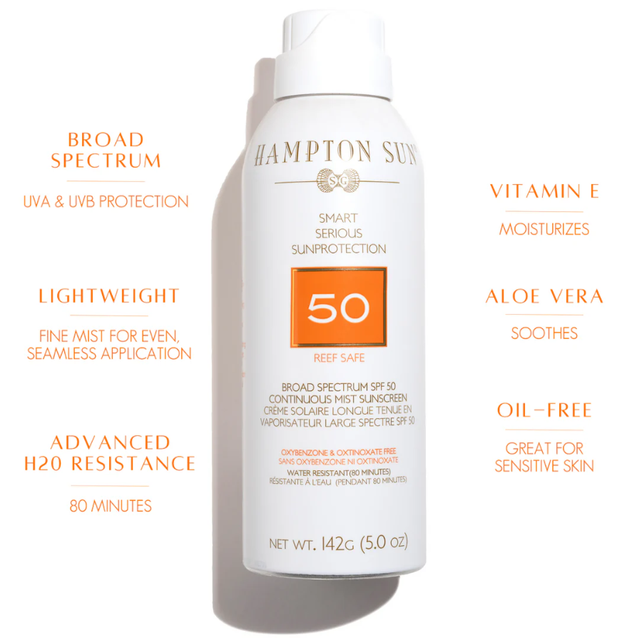 SPF 50 Continuous Mist