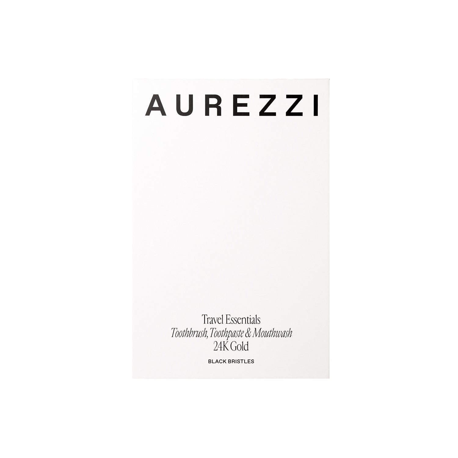 24K Gold Black Bristles Travel Essentials