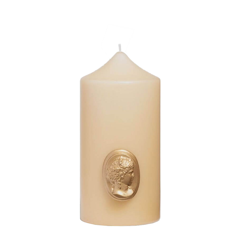 Stone Pillar Candle - La Marquise Cameo