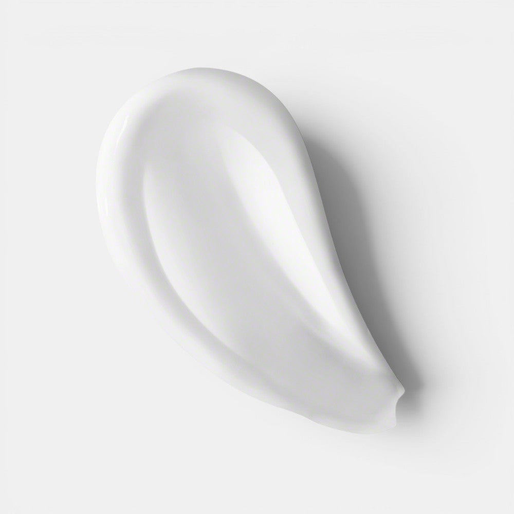 Close-up texture swatch of Valmont Prime Renewing Pack cream showing smooth, rich consistency.