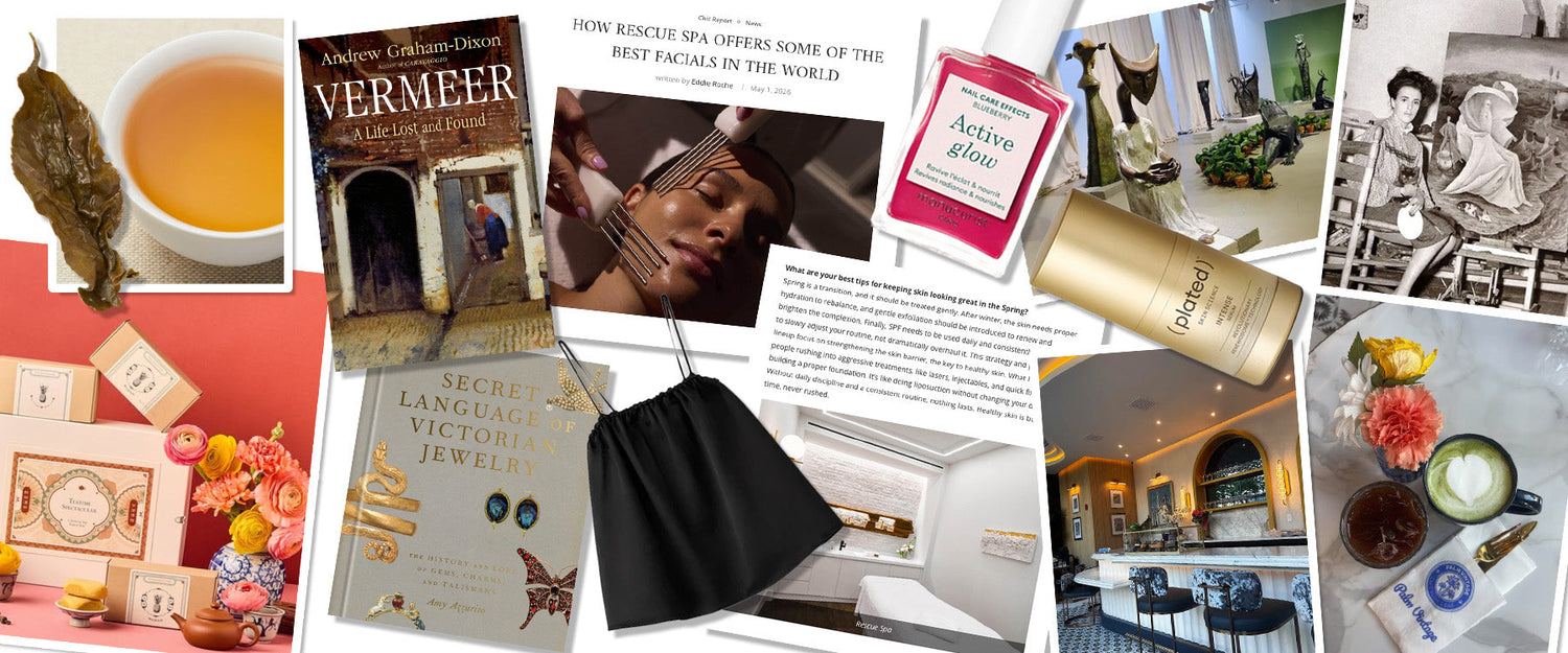 Sunday Reset: Sculptures, Serums & Slow Sips