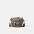MZ Wallace Agave Micro Crosby Sling quilted nylon crossbody bag with leather trim and adjustable strap