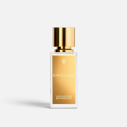 Shop Rescue Spa Encelade Eau de Parfum in a rectangular glass bottle with a metallic gold label and cap.