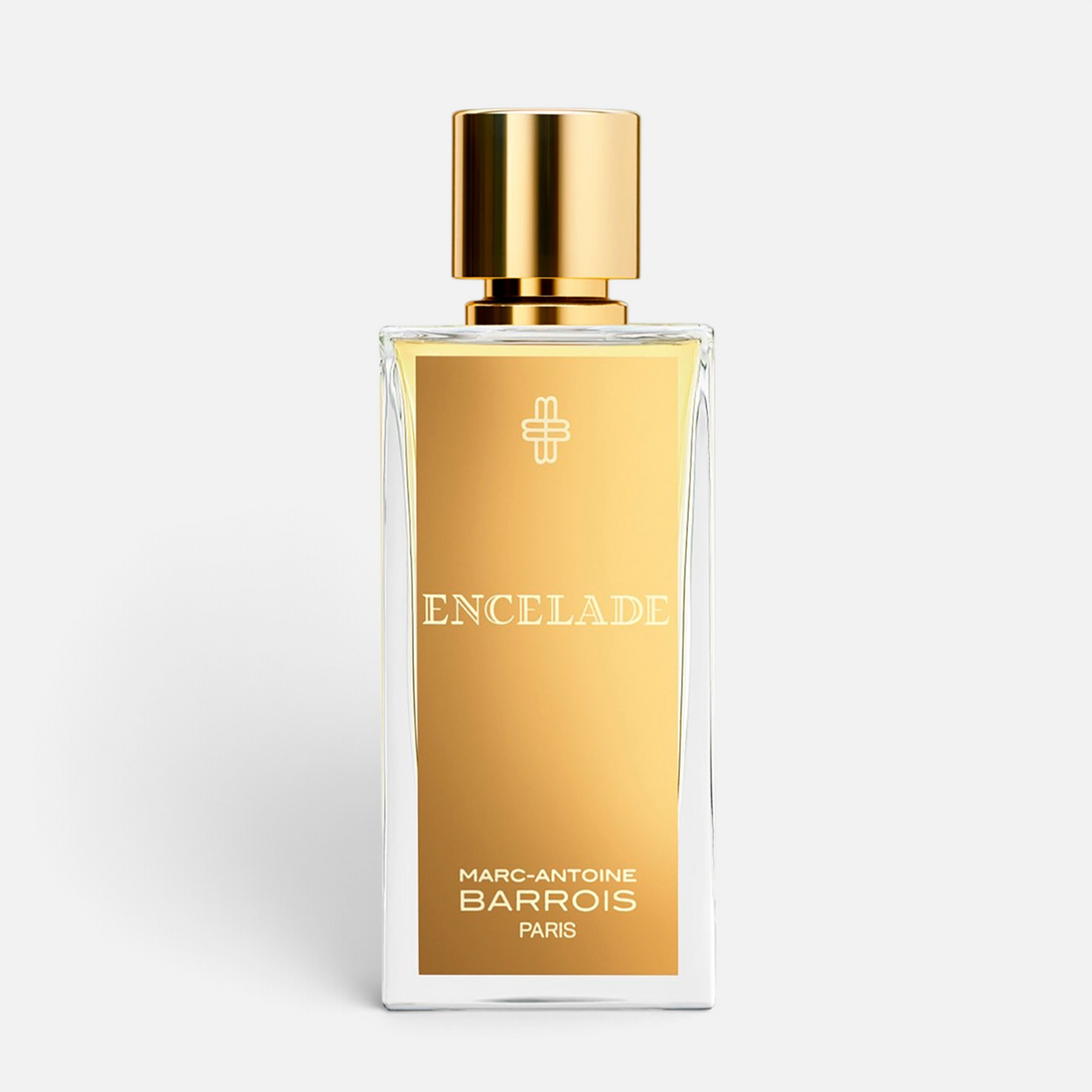 Shop Rescue Spa Encelade Eau de Parfum in a rectangular glass bottle with a gold label and matching gold cap.