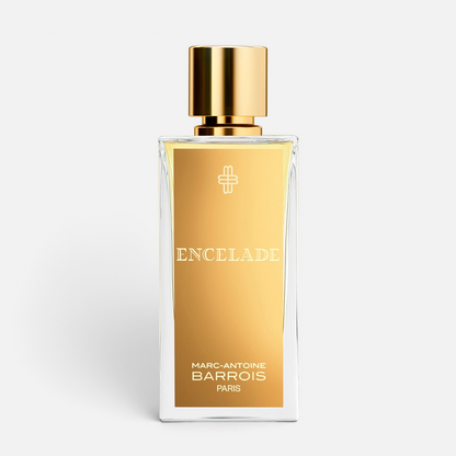Shop Rescue Spa Encelade Eau de Parfum in a rectangular glass bottle with a gold label and matching gold cap.