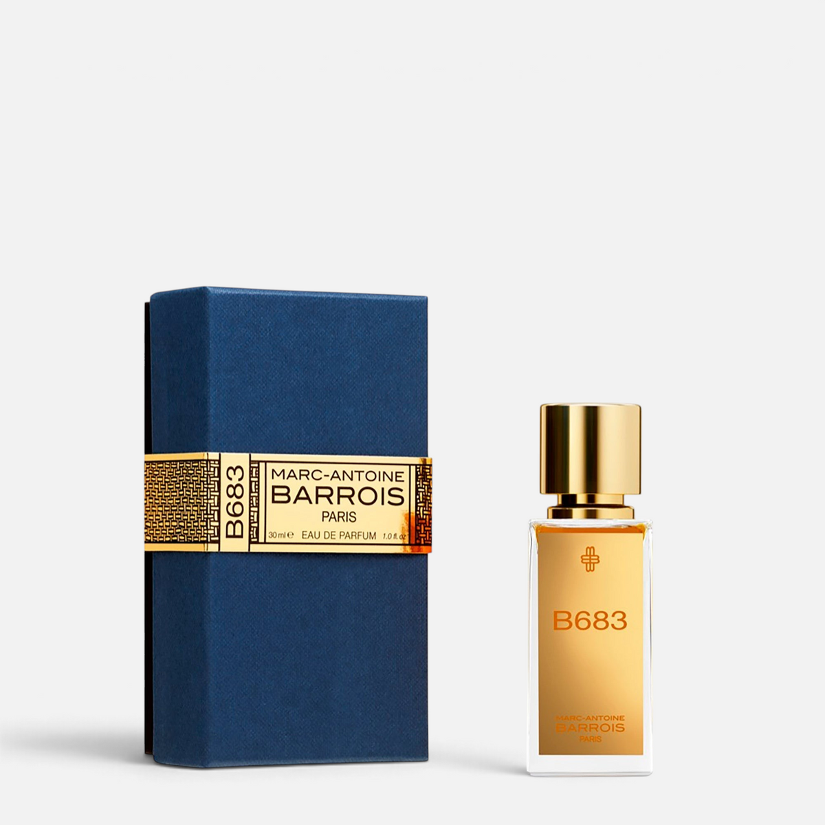 Shop Rescue Spa Marc-Antoine Barrois B683 Eau de Parfum 30ml bottle with blue textured box and gold accents