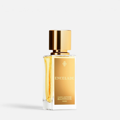 Shop Rescue Spa Encelade Eau de Parfum in a rectangular glass bottle with a gold label and matching gold cap.