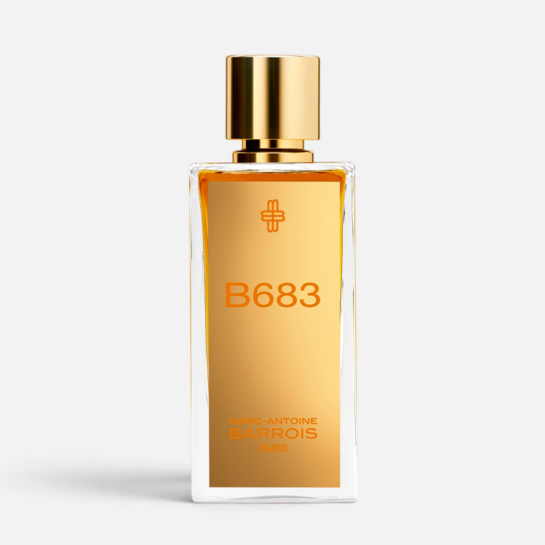 Shop Rescue Spa Marc-Antoine Barrois B683 Eau de Parfum in a rectangular glass bottle with a gold metallic finish.
