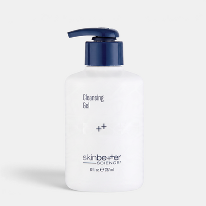 Shop Rescue Spa skinbetter science Cleansing Gel in a white pump bottle for gentle daily face cleansing.