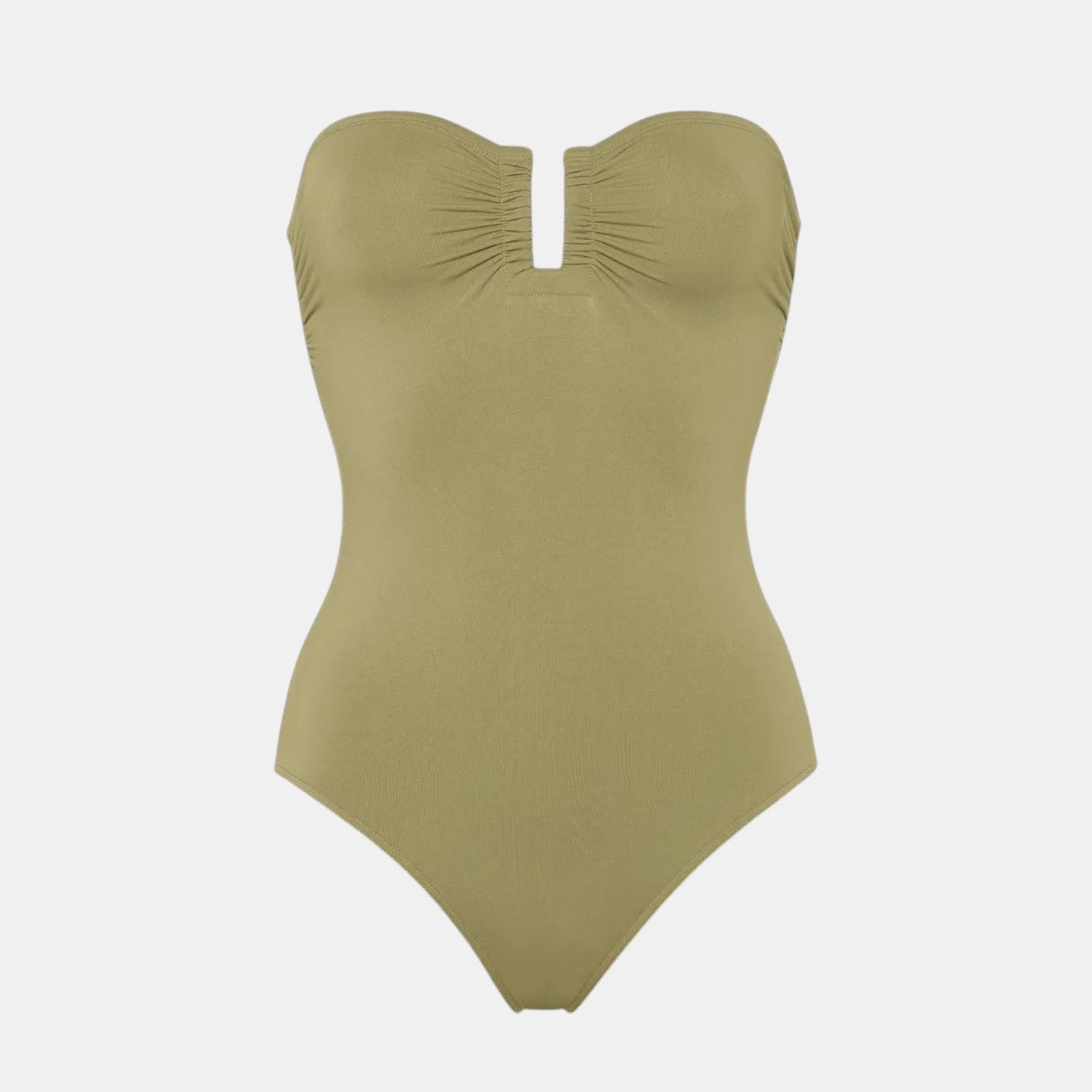 Front-facing product photo of Eres Cassiopee Duni One Piece Swimsuit in Alligator color on a clean background, showing the full swimsuit silhouette.