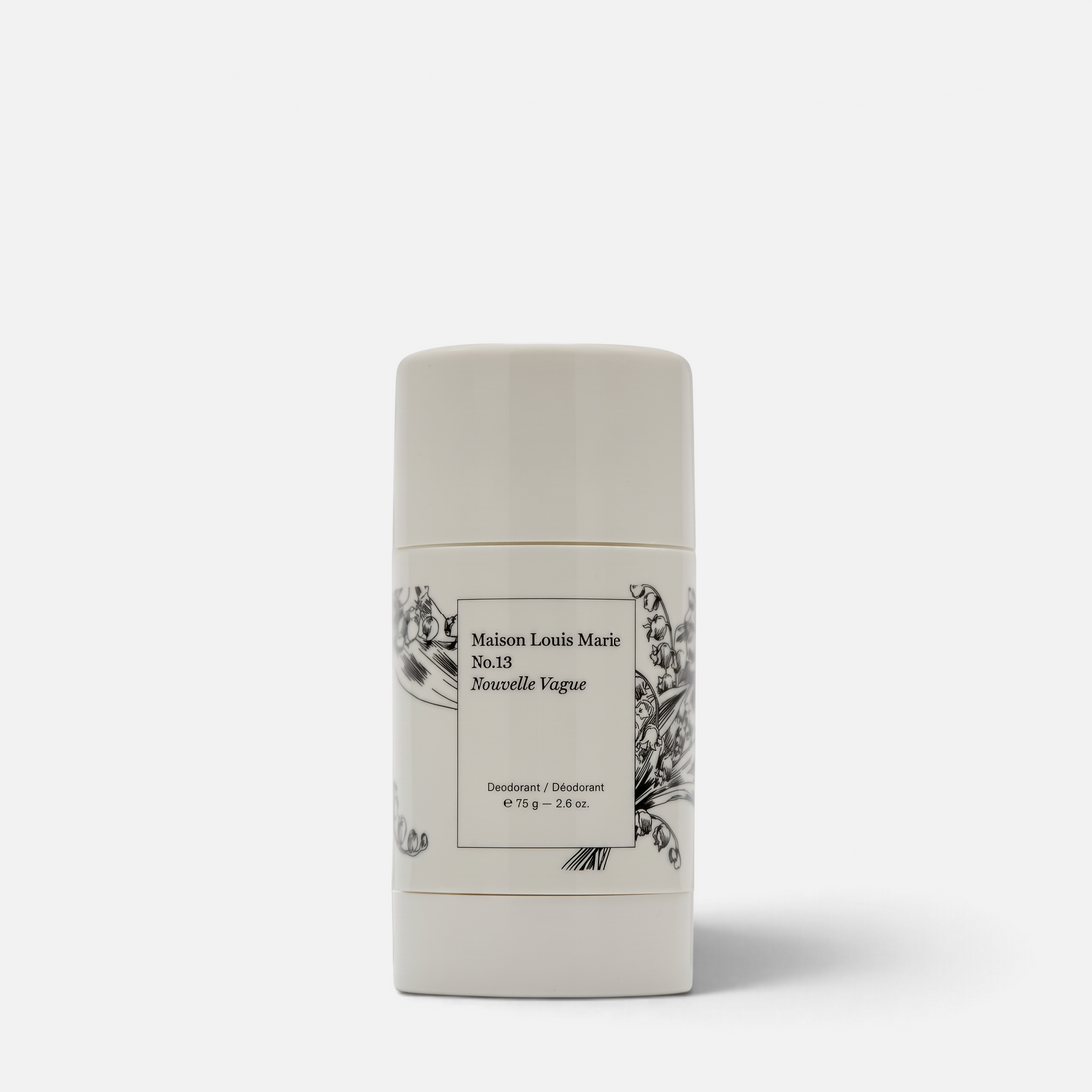 Shop Rescue Spa No. 13 Nouvelle Vague aluminum-free deodorant stick in a white container with floral label art.