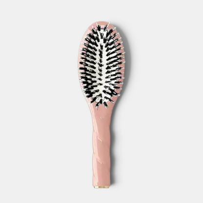 Shop Rescue Spa N.02 Essential Petite Hair Brush in pink with boar bristles and nylon for detangling and shine