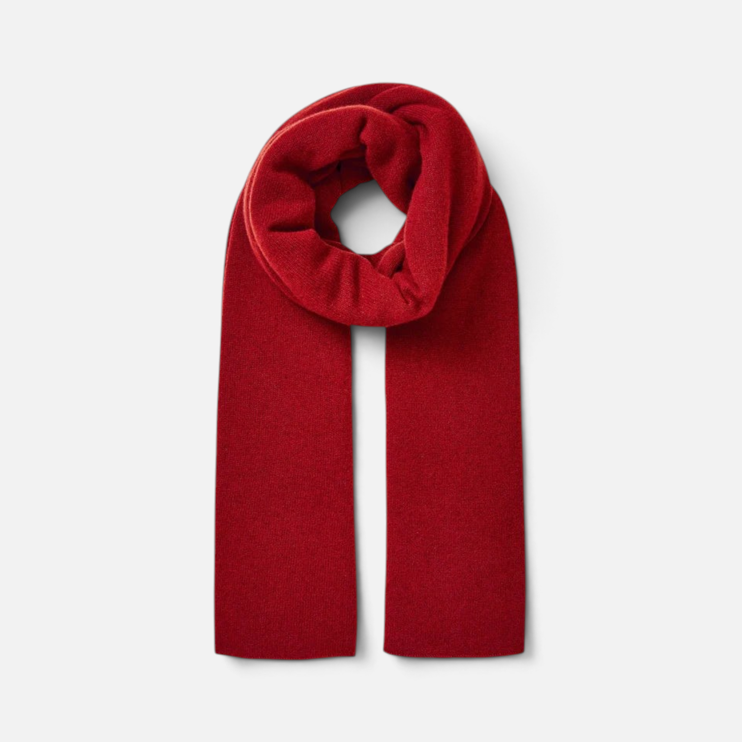 Shop Rescue Spa red cashmere travel wrap, a soft and versatile unisex knit scarf or blanket accessory.