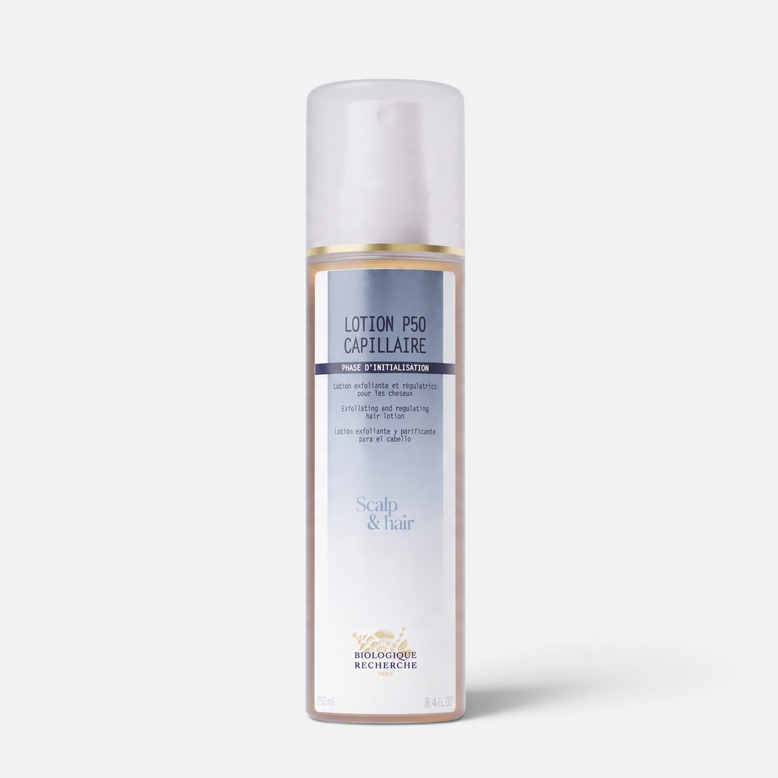 Shop Rescue Spa Biologique Recherche Lotion P50 Capillaire exfoliating scalp treatment bottle