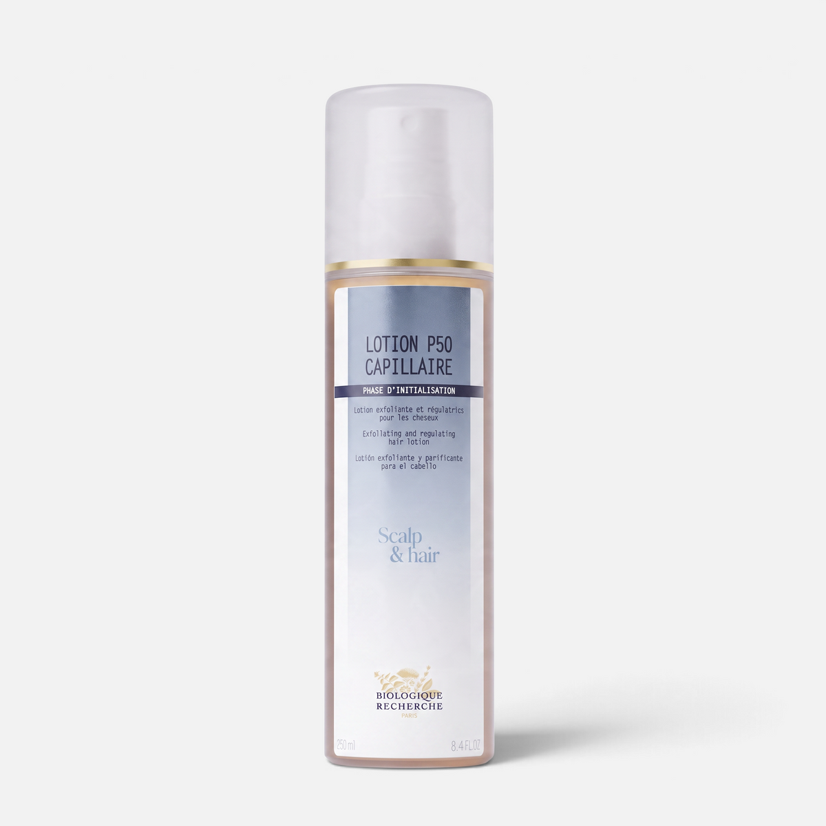 Shop Rescue Spa Biologique Recherche Lotion P50 Capillaire exfoliating scalp treatment bottle