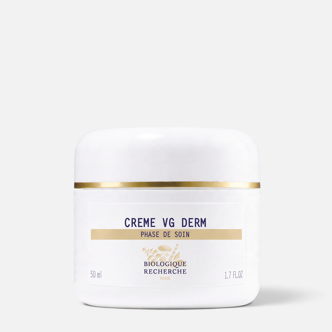 Shop Rescue Spa Biologique Recherche Creme VG Derm deep moisture cream in a 50ml white jar for dry sensitive skin