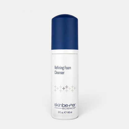 Shop Rescue Spa Refining Foam Cleanser in a white bottle with a blue cap for exfoliating normal to oily skin