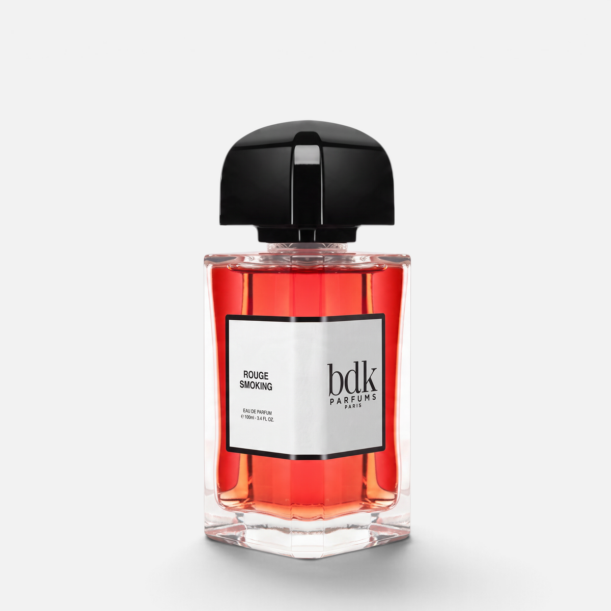 Shop Rescue Spa BDK Parfums Rouge Smoking eau de parfum in a rectangular glass bottle with a black cap