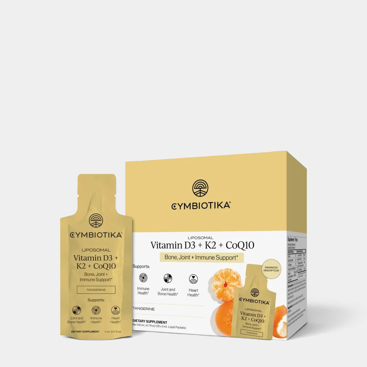 Liposomal Vitamin D3 + K2 + CoQ10