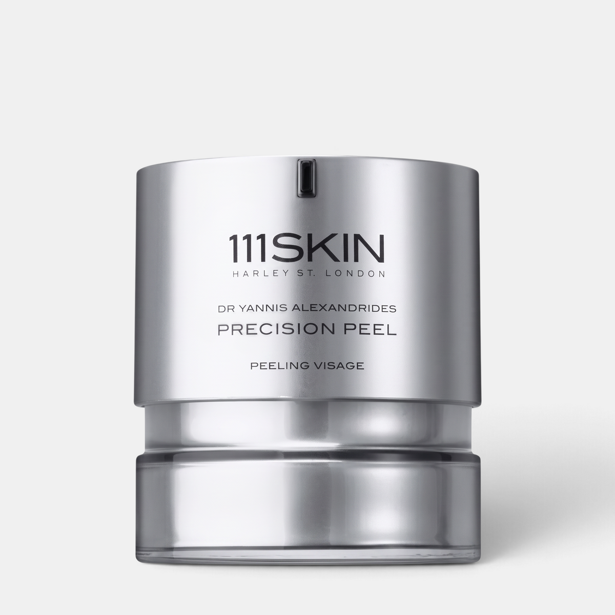 Shop Rescue Spa 111SKIN Precision Peel chemical exfoliant in a sleek silver pump bottle for skin resurfacing