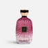 Shop Rescue Spa Pink Me Up perfume bottle with pink liquid and gold flakes, featuring a gold cap and glass texture.