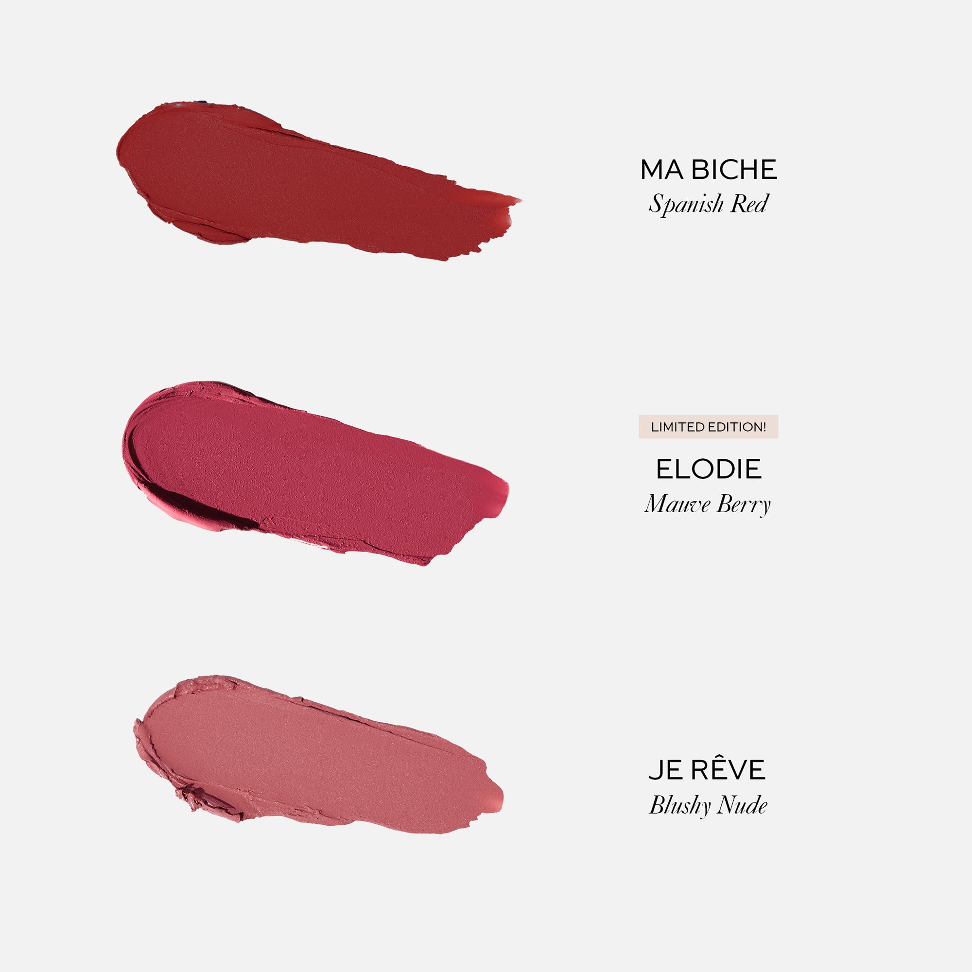 Holiday 2025 Petite Lip Suede Matte Lipstick Trio