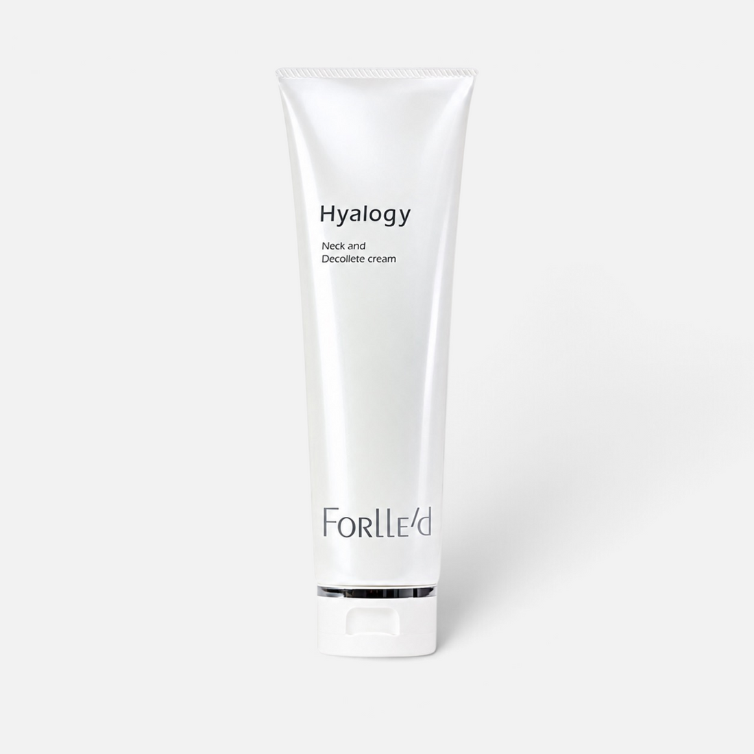 Shop Rescue Spa Forlled Hyalogy Neck and Decollete Cream in a white 50g tube for firming and hydrating delicate skin.