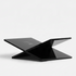 Shop Rescue Spa black Assouline bookstand with engraved A logo, elegant minimalist design for displaying large books.