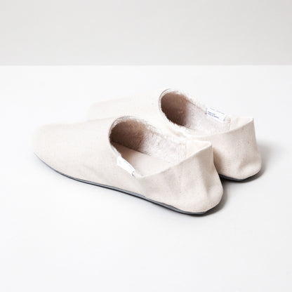 ABE Canvas Home Shoes - Lined Natural