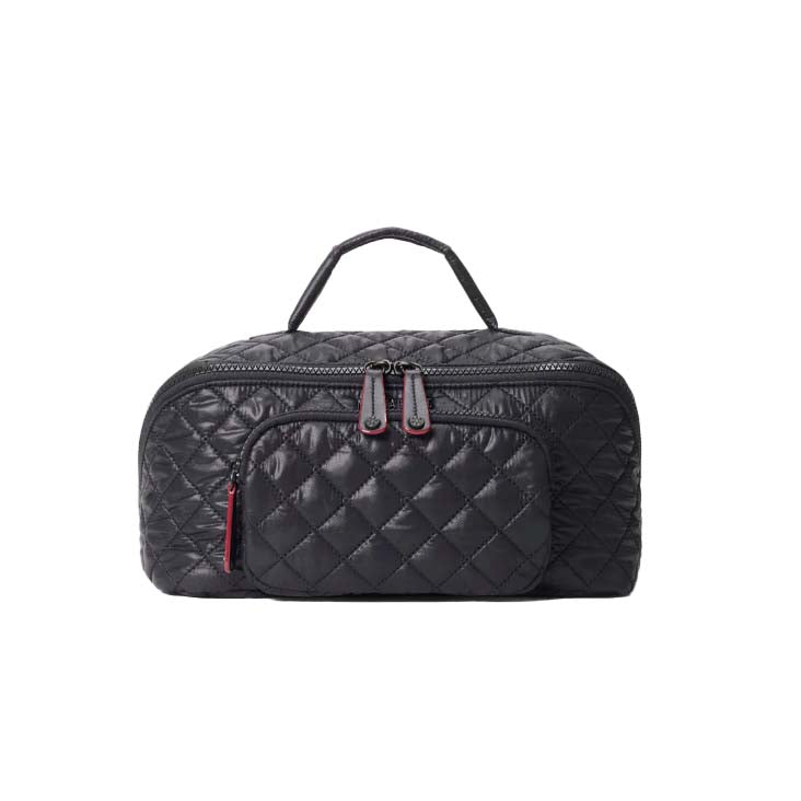 Mz Wallace Large Accordion Cosmetic - Black