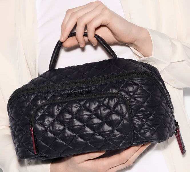 Large Accordion Cosmetic - Black