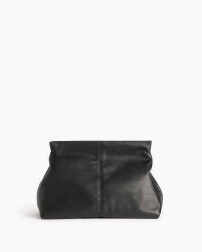 Clay Clutch Leather