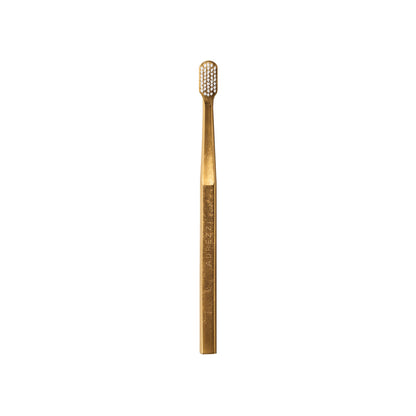 24K Gold Plated Bristles Toothbrush