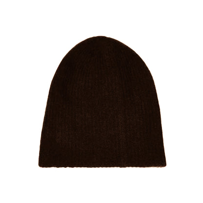 Cashmere Plush Rib Beanie